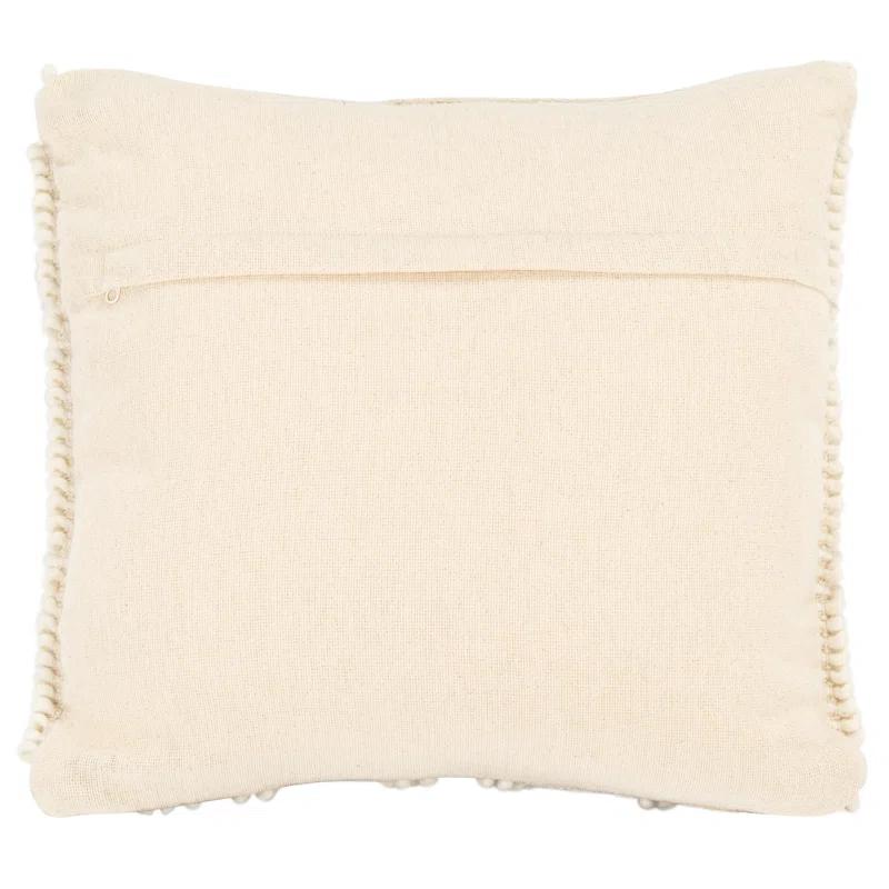 Safavieh Baird Embroidered Wool Blend Reversible Throw Pillow