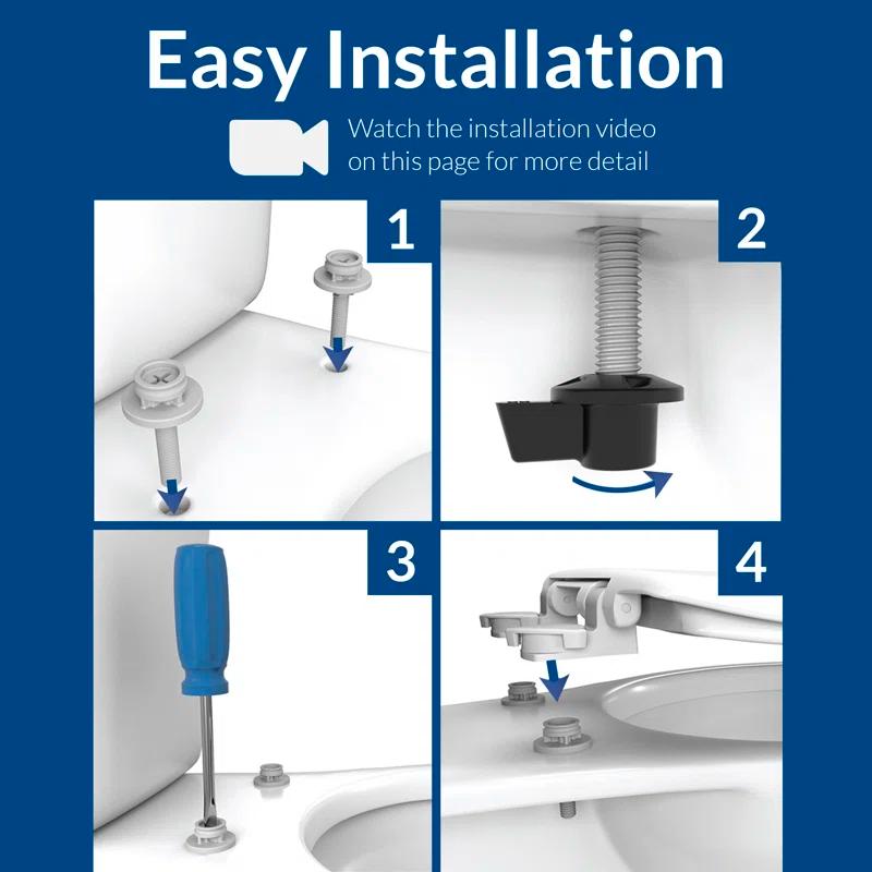 Bemis 1500EC 000 1500EC Elongated Toilet Seat