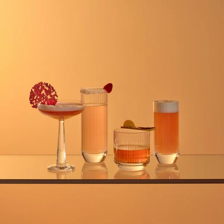 Big Top 4 - Piece Crystal Whiskey Glass Set (Set of 4)