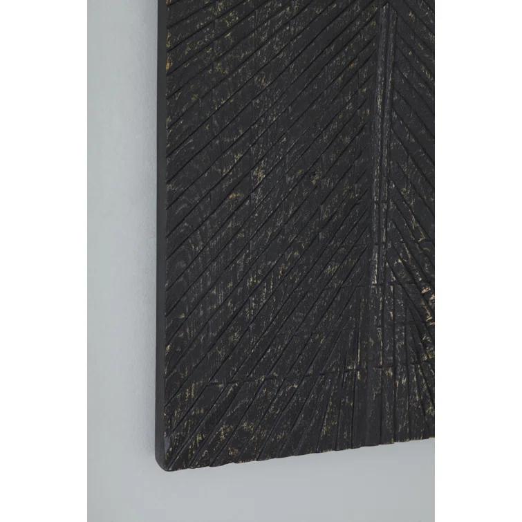 Millwood Pines Aseeb Abstract Wall Decor on Solid Wood