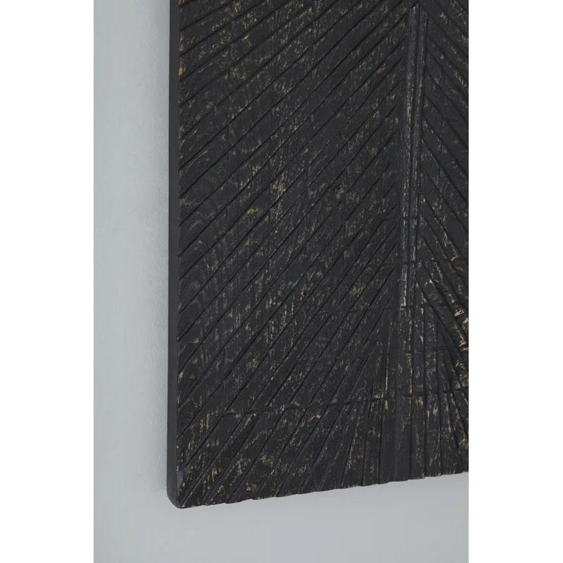 Millwood Pines Aseeb Abstract Wall Decor on Solid Wood