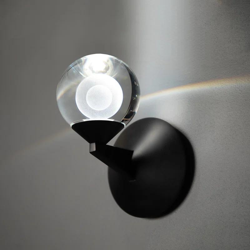 Modern Forms Double Bubble Aluminum LED Armed Sconce