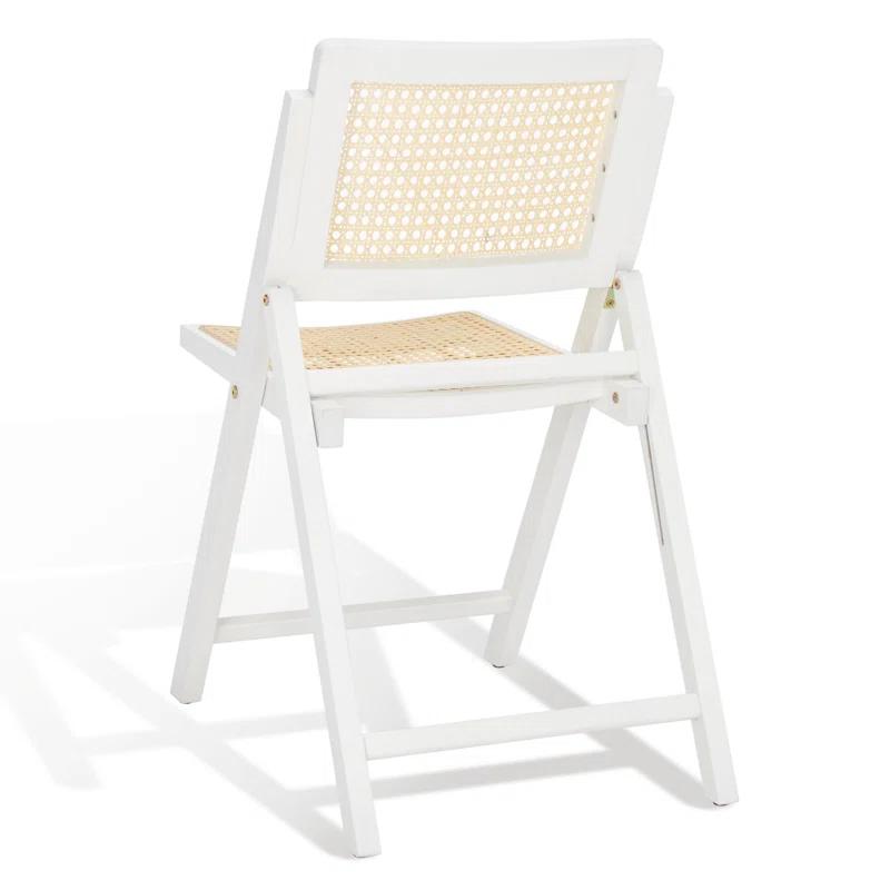 Dan Rattan Folding Dining Chair (Set of 2)