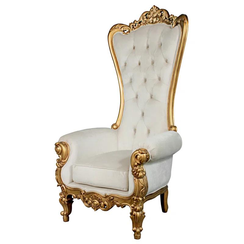 Design Toscano Contessa Baroque Wingback Chair