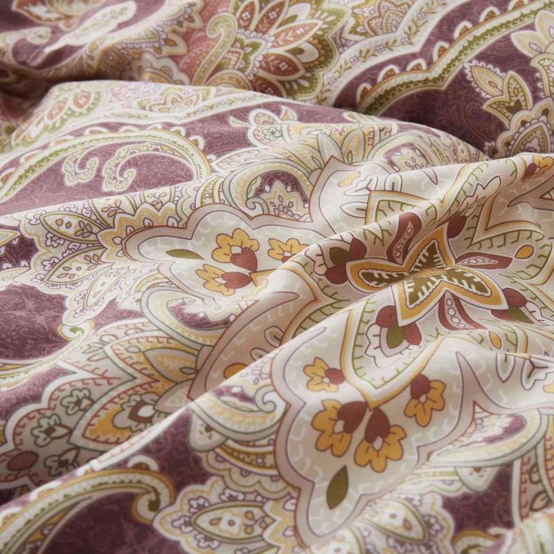 Lark Manor™ All Season Paisley Floral Printed Vintage Goose Feather Down Comforter