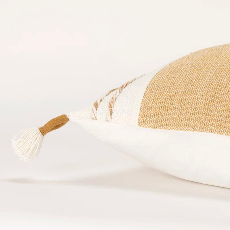 Tassels Cotton Throw Pillow