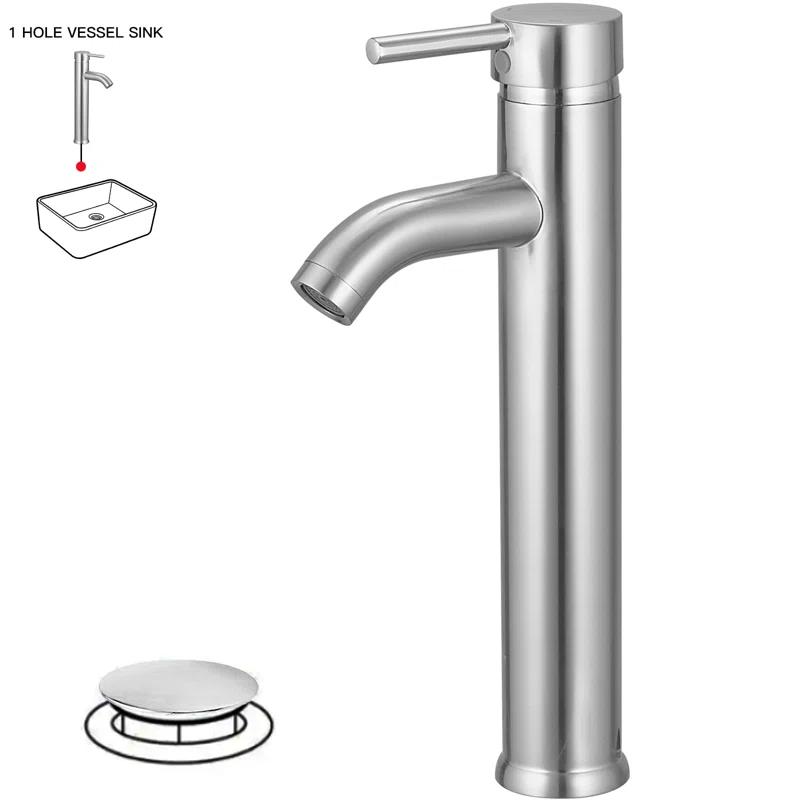 Vessel Sink Faucet Single-handle Bathroom Faucet with Drain Assembly