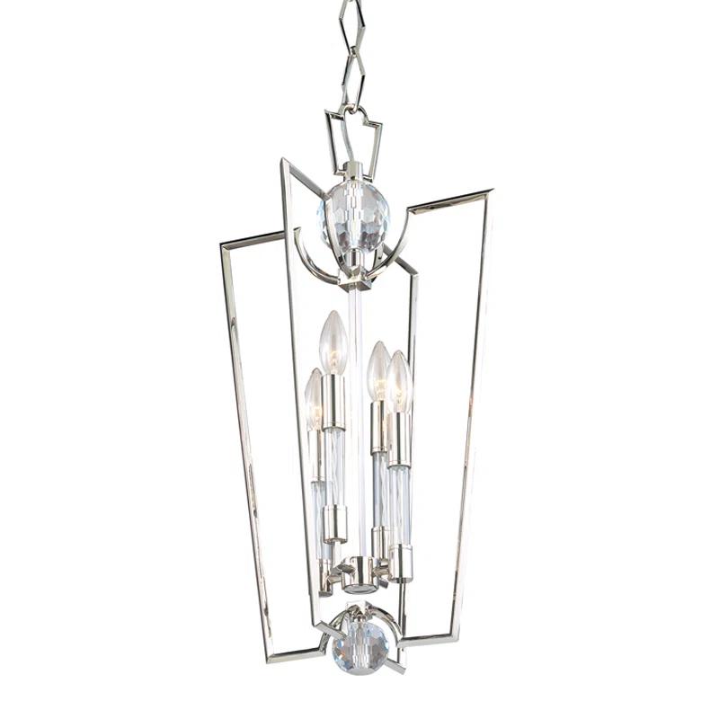Hudson Valley Lighting Waterloo 4 - Light Glass Geometric Chandelier