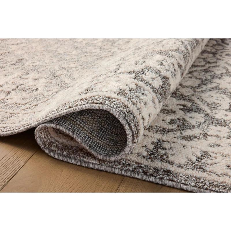 Magnolia Home by Joanna Gaines x Loloi Gigi Grey / Ivory Area Rug
