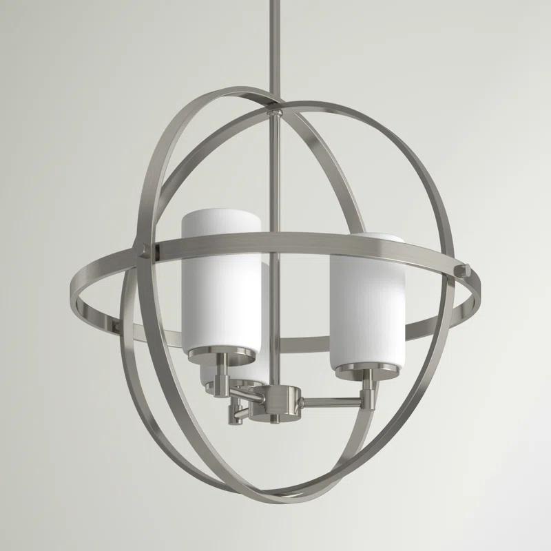 Willa Arlo™ Interiors Evenson 3 - Light Dimmable Globe Chandelier