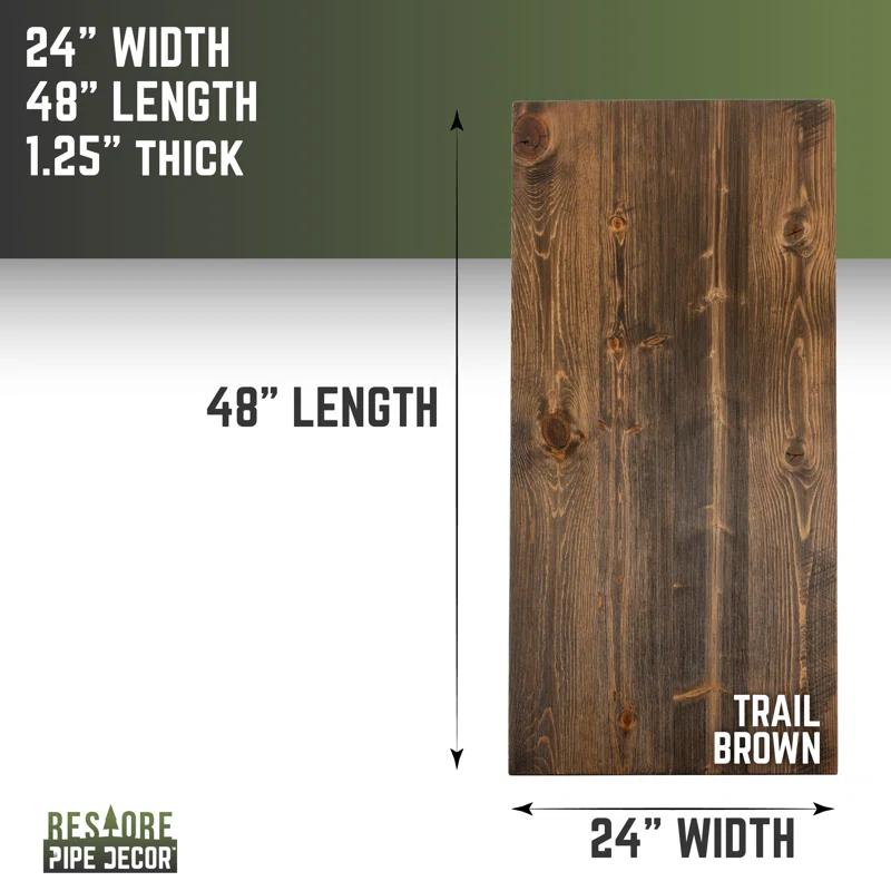 24 In. X 48 In. X 1.25 In. RESTORE Office Desk Wood Top