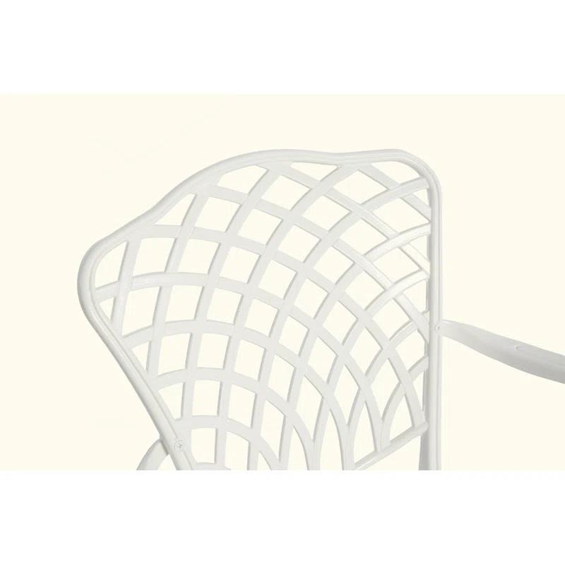 World Menagerie 3 Piece Patio Bistro Set Cast Aluminum Bistro Table And Chairs Set Of 2 With Umbrella Hole,All Weather Metal Bistro Table Set,Outdoor Patio Furniture Set For Garden