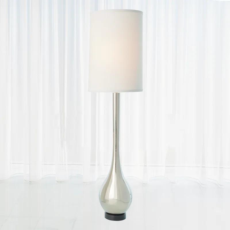 Bulb Floor Lamp-Nickel