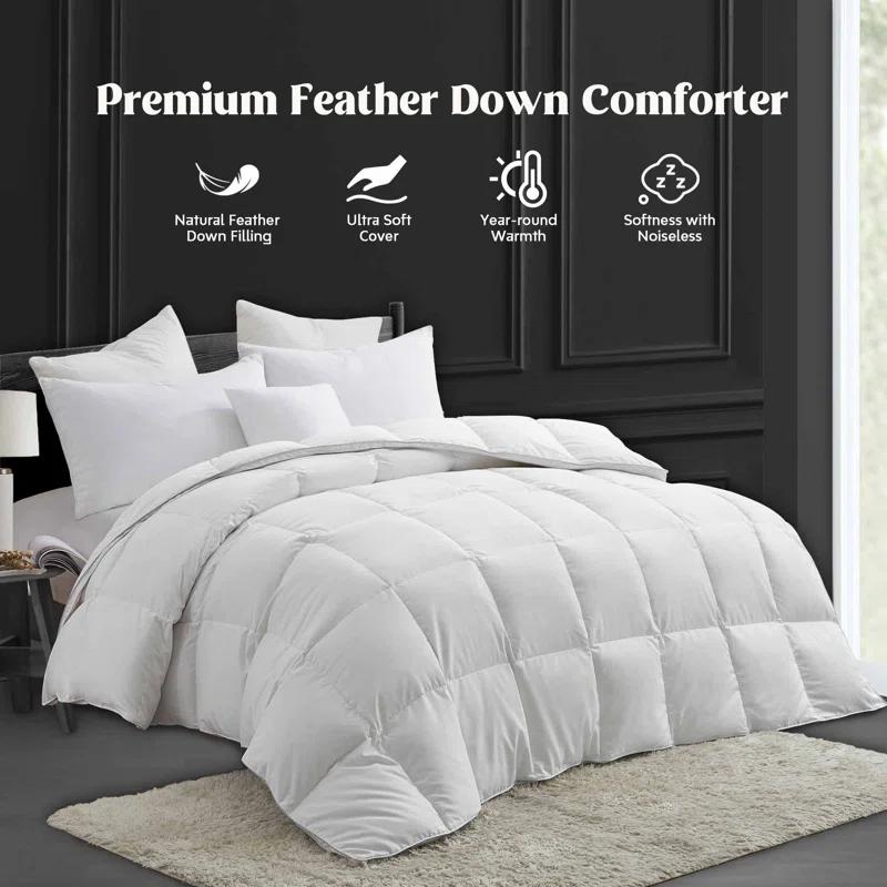 600 Fill Power All Season Down Comforter/Duvet Insert