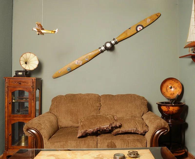 Old Modern Handicrafts Decorative Airplane Propeller