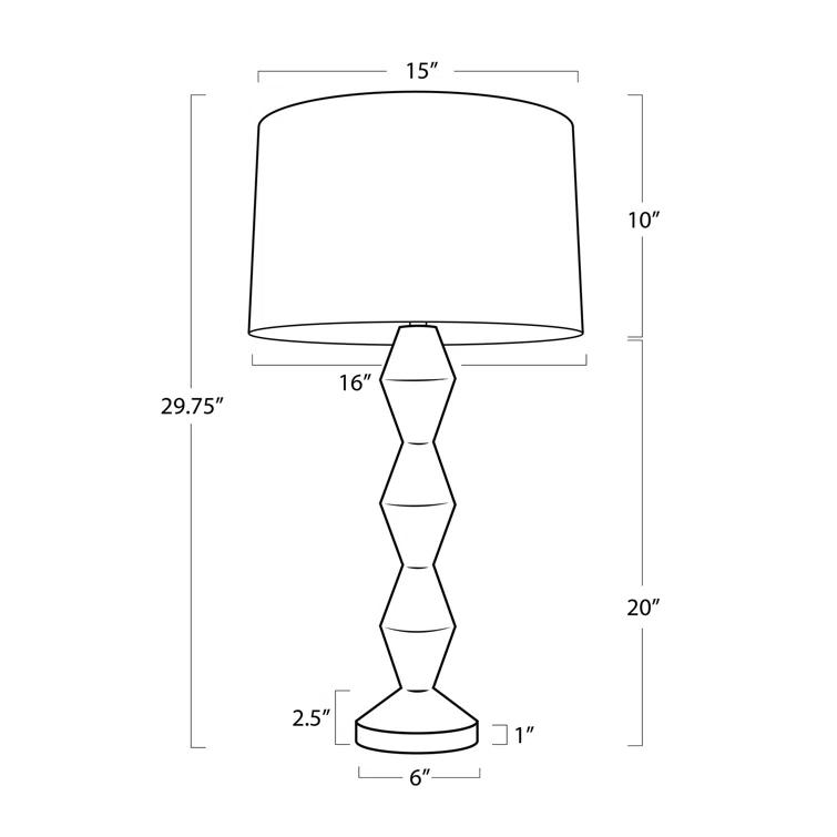Regina Andrew Crew Walnut Buffet Lamp