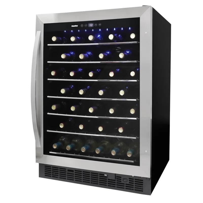 Danby Danby Single Zone 23.8'' Built-In 60 Bottle Wine Refrigerator with Reversible Door