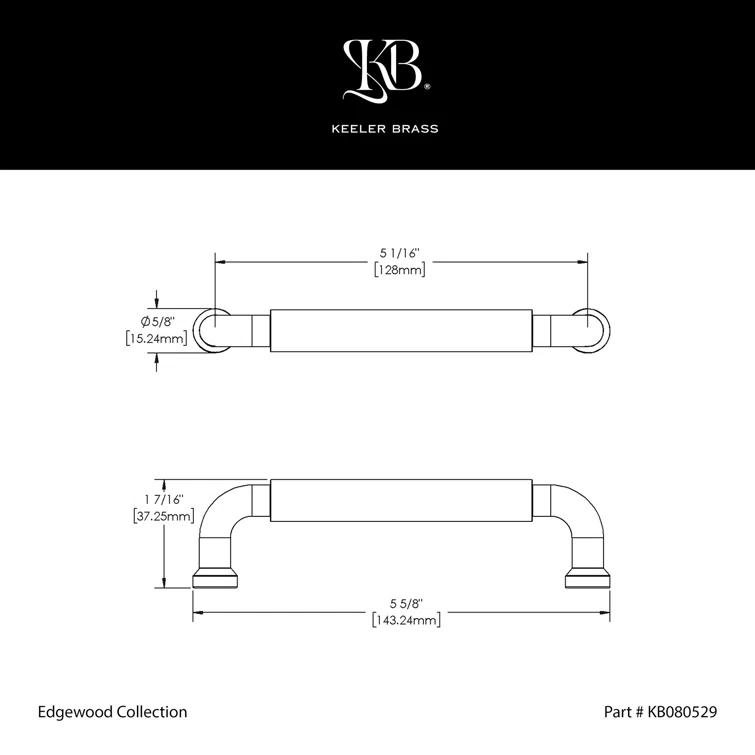 Keeler Brass Edgewood Collection Pull