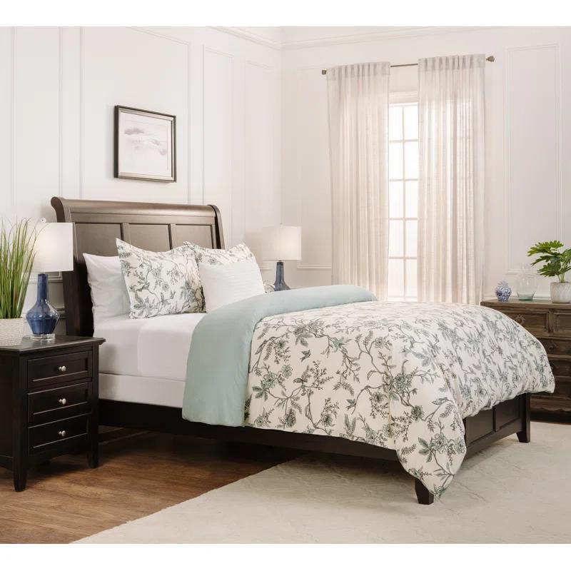 Chanasya Microfiber Reversible 3 Piece Duvet Cover Set