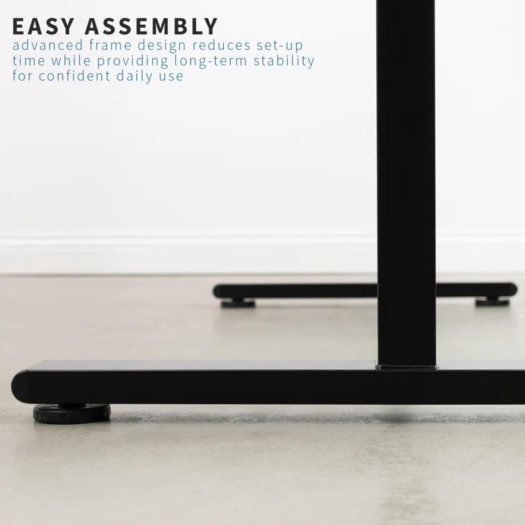 Vivo 55" x 24" Crank Height Adjustable Desk