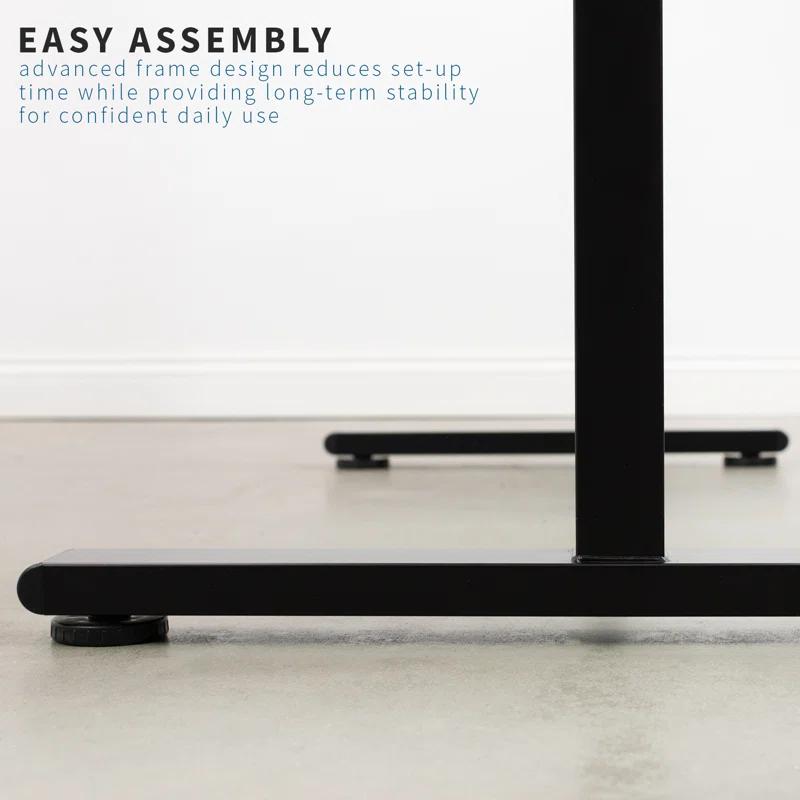 Vivo 55" x 24" Crank Height Adjustable Desk