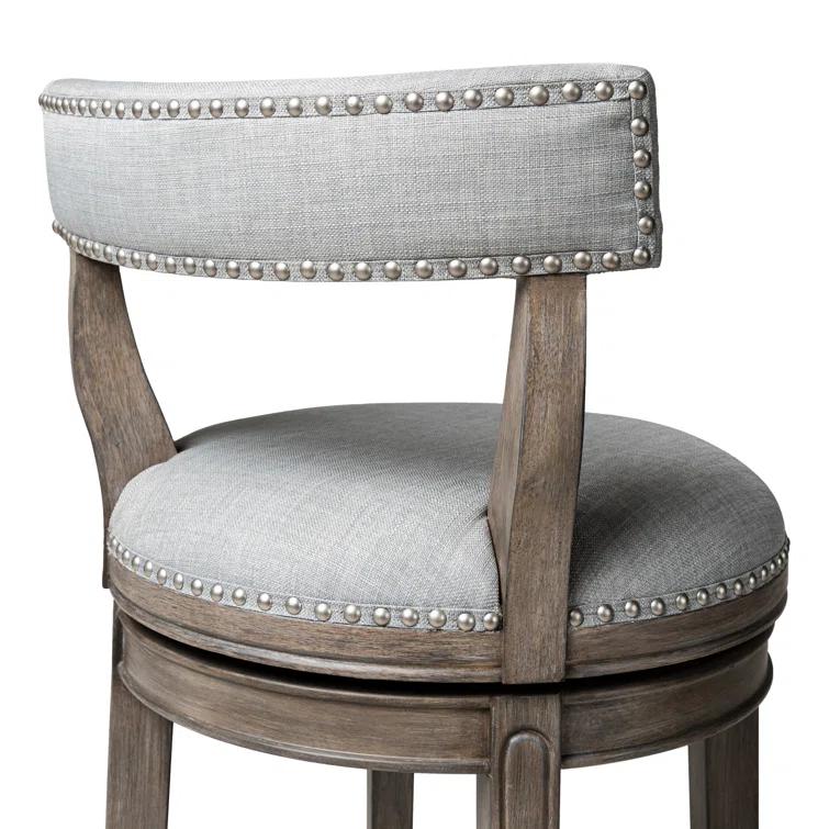 Maven Lane Maven Lane Alexander Stool with Fabric Upholstery