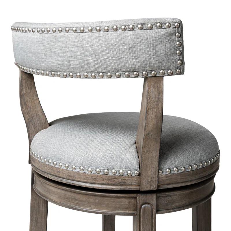 Maven Lane Maven Lane Alexander Stool with Fabric Upholstery