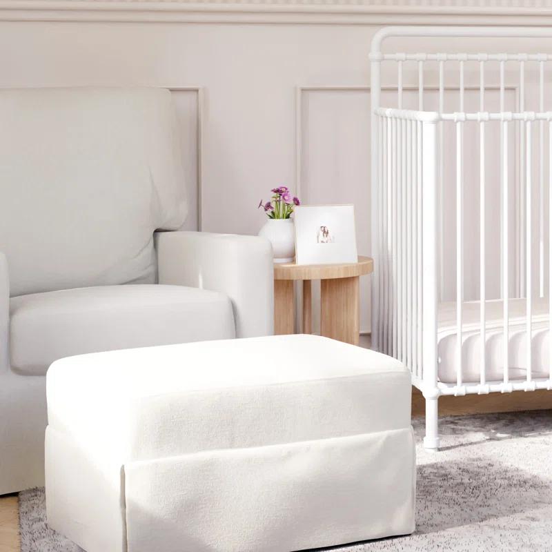Crawford Upholstered Swivel Glider