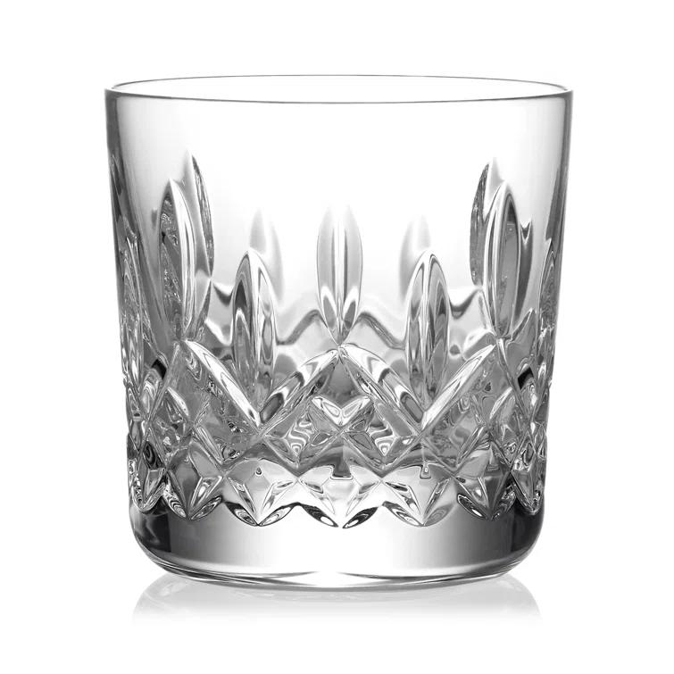 Elegant Classic 9oz Clear Cut Crystal Tumbler for Cold Drinks