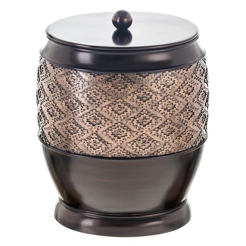 Creative Scents Dublin Resin Manual Lift Waste Basket