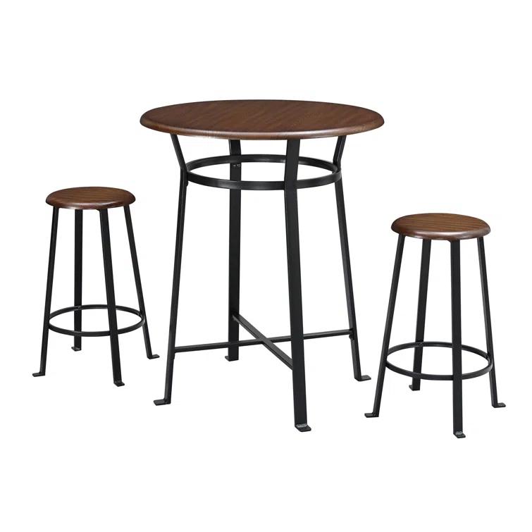 Ebern Designs Grandview 2 - Person Solid Wood Top Four Leg Dining Set