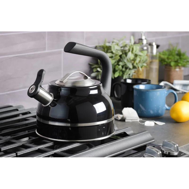 Kenmore Elite Kenmore Elite Costner 2.3 Quarts Stainless Steel (18/8) Whistling Stovetop Tea Kettle