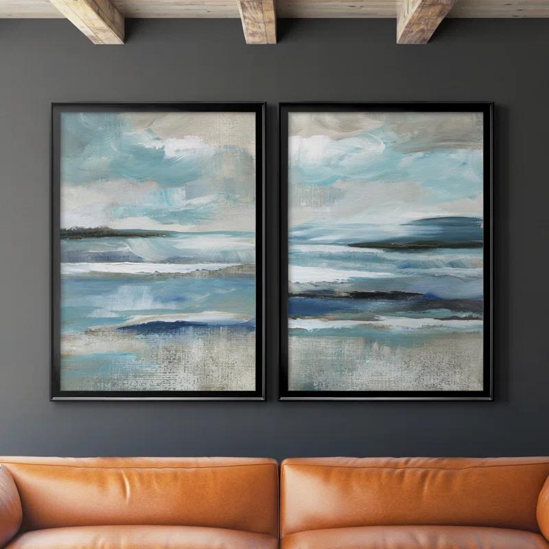 Wade Logan® " Distant Drama I " 2 - Pieces Painting Print (Set of 2)