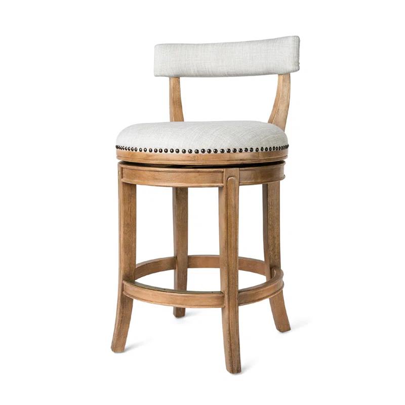 Maven Lane Maven Lane Alexander Stool with Fabric Upholstery