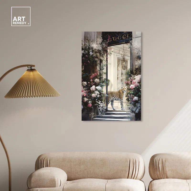 Art Remedy Flower Storefront Canvas Fashion Designer Wall Art by Art Remedy