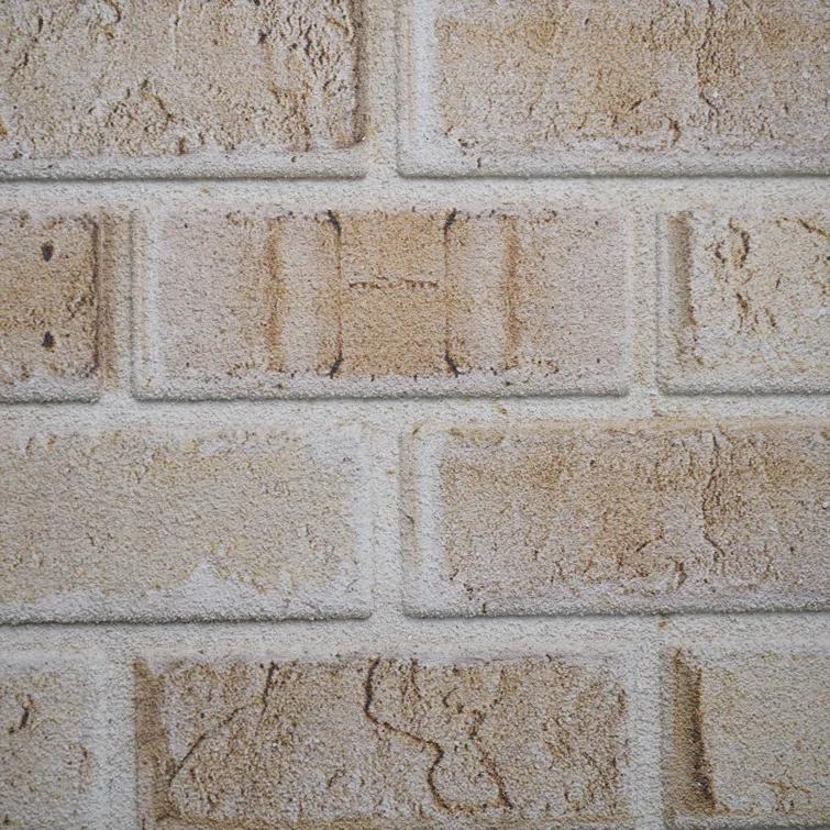UPP Ultimate Premium Products 3D Brick Effect Wall Panels - Lightweight Styrofoam - Set of 9 Large Panels (20"x40") Covers 48 sq ft - Apply with Wall Adhesive - DIY Home Wall Cladding