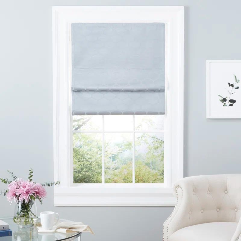 Amalgamated Textiles Montague Trellis Blackout Roman Shade