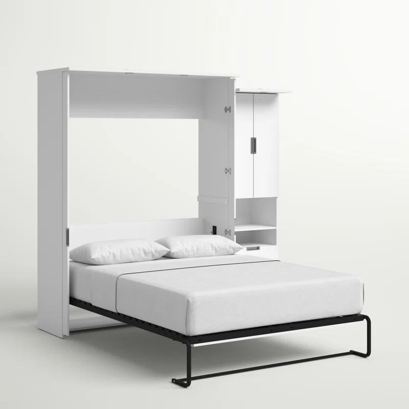 Sand & Stable™ Luka Murphy Bed with Storage Cabinet (90W)