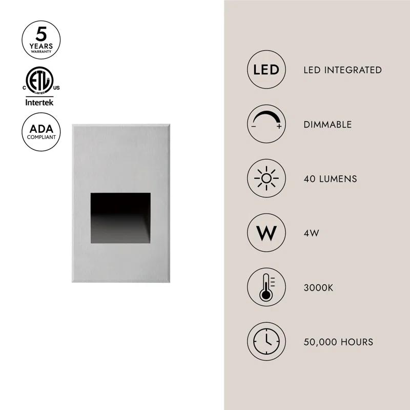 Kuzco Lighting Sonic Integrated LED Metal Step Light