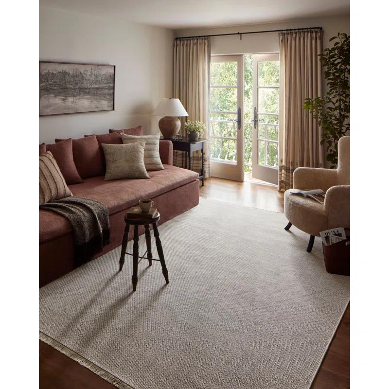 Amber Lewis x Loloi Amber Lewis x Loloi Malibu Ivory / Dove Indoor / Outdoor Area Rug