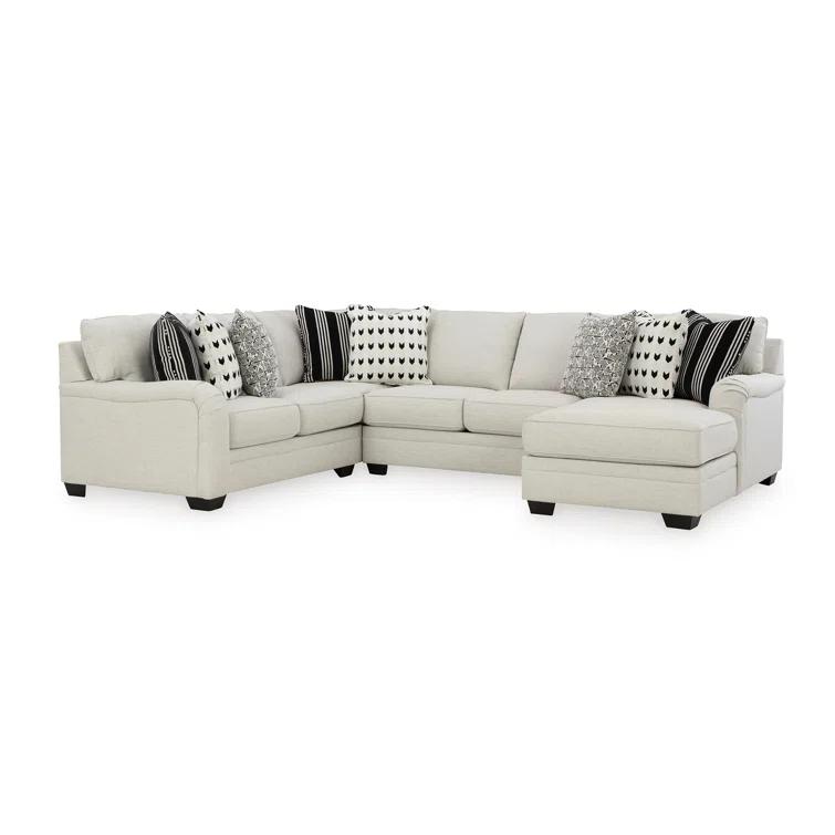 Wildon Home® Genneth 4 - Piece Upholstered Sectional