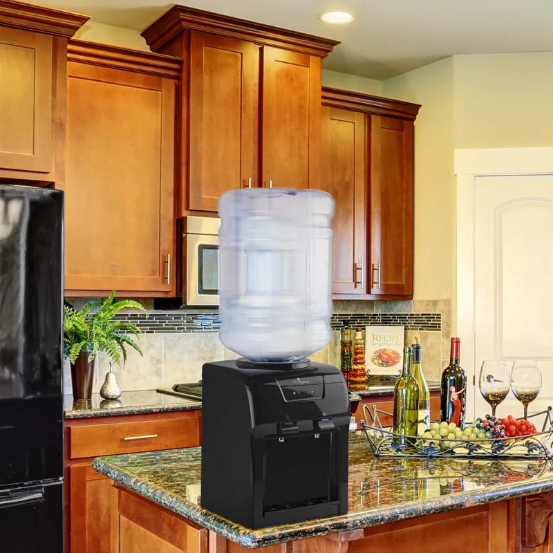 vitapur Vitapur Black Countertop Top Loading Electric Water Dispenser