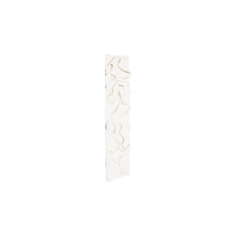 Phillips Collection Drape Runner Wall Art, White Stone