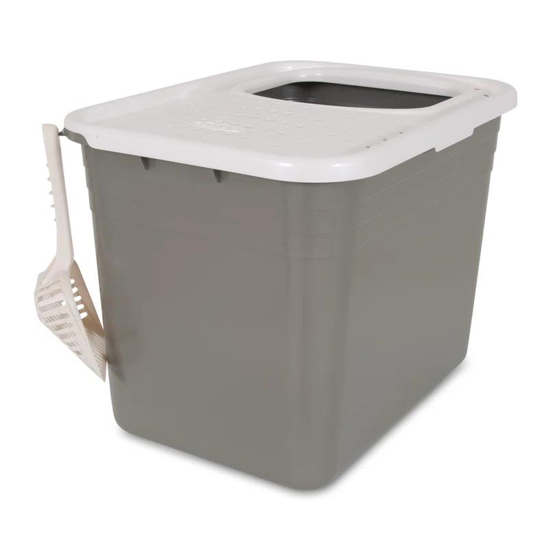 Plastic Enclosed Litter Box