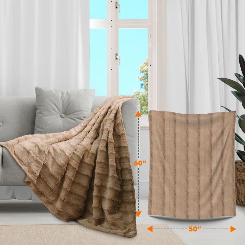 Cheer Collection Plain Weave / Muslin Throw Blanket