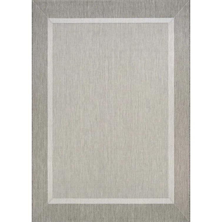 Couristan Saniya Flatwoven Champagne Taupe Indoor Outdoor Area Rug