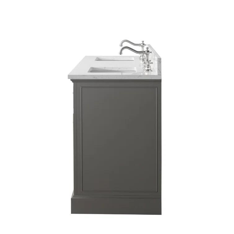 Sudio Design Thompson 72" W Double Bathroom Vanity & Reviews | Perigold