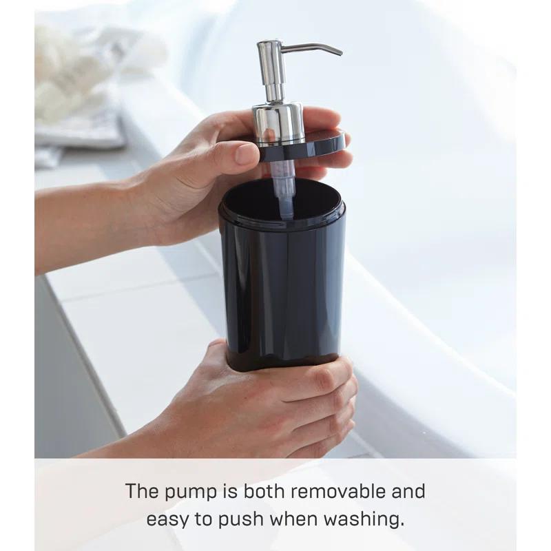 Yamazaki Home Yamazaki Home Body Soap Dispenser, Contemporary Bottle Pump For Shower, 16.9 fluid oz.