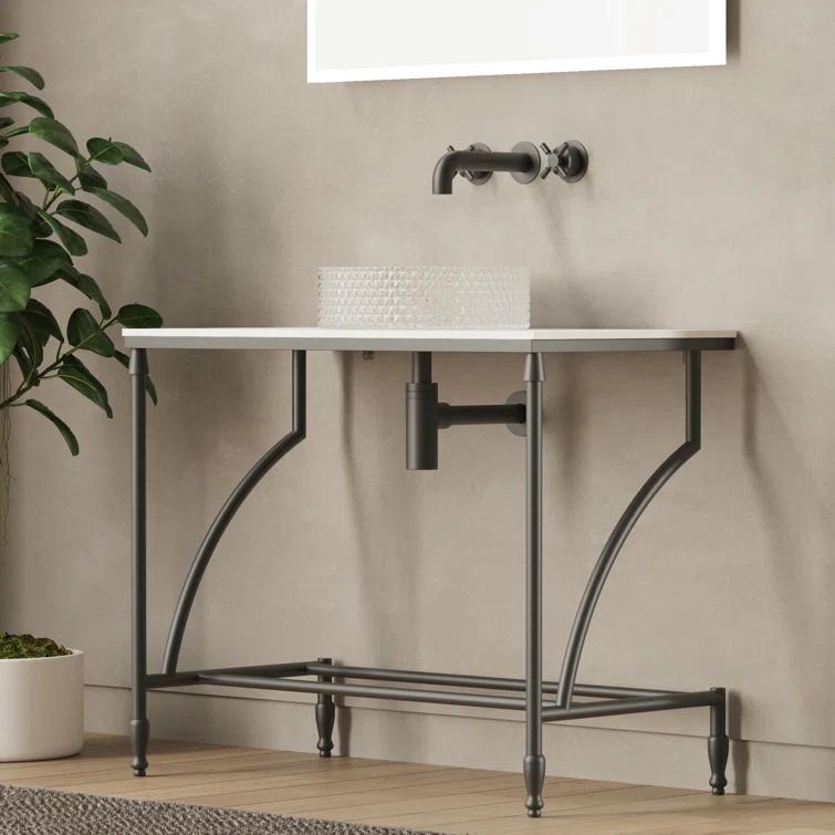 CastelloUSA Scotch 14" Glass Circular Bathroom Vessel Sink - Timeless Collection CB-VC-8-WH-14