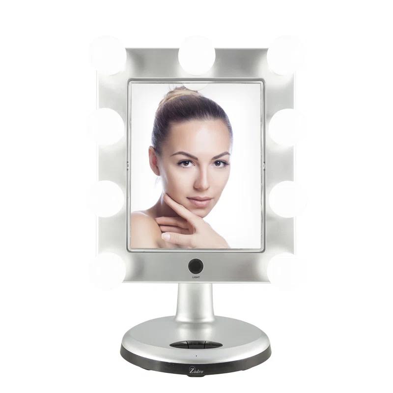 Latitude Run® MELROSE LED Variable Light Bluetooth Vanity Mirror, 5X/1X